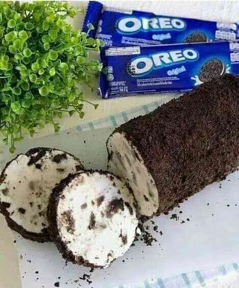 Oreo Ice Cream Roll