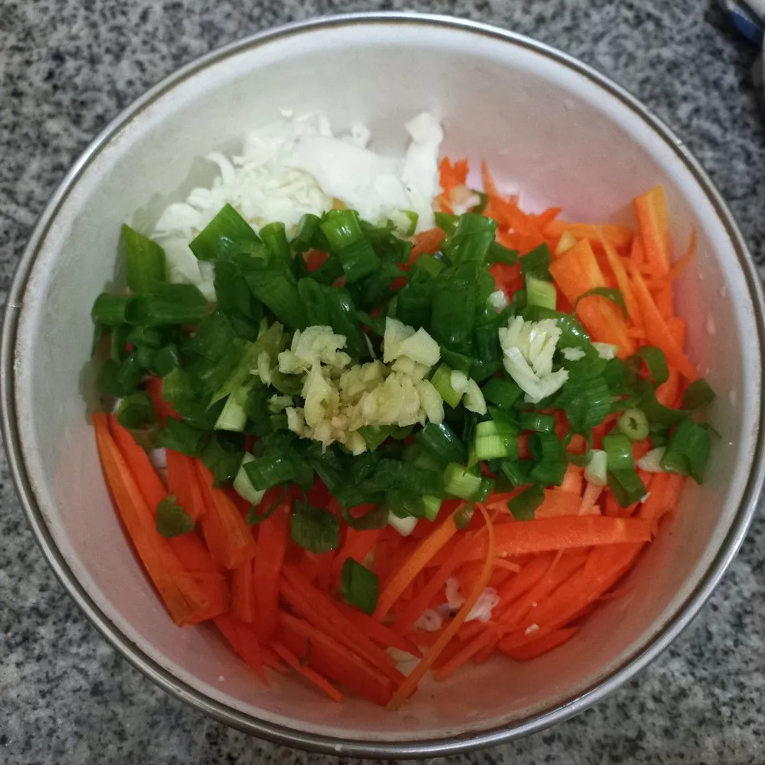 Step 2 Bakwan Sayur Bawang Bombay