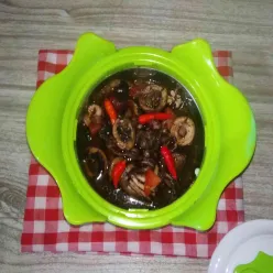 Cumi Kuah Hitam Pedas