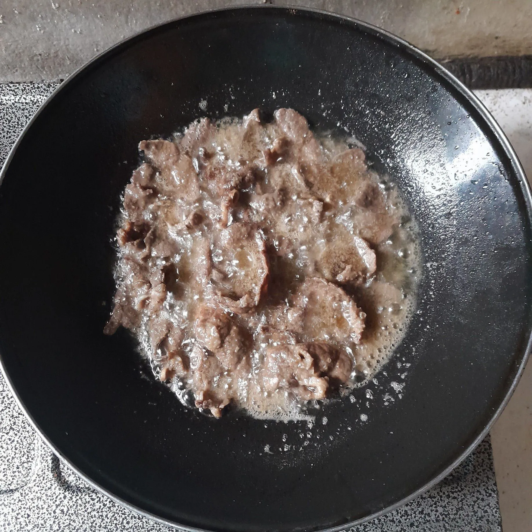 Step 5 Paru Goreng Bawang Putih