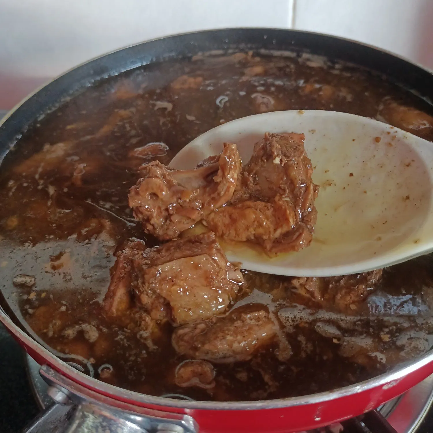 Step 5 Rawon Ayam