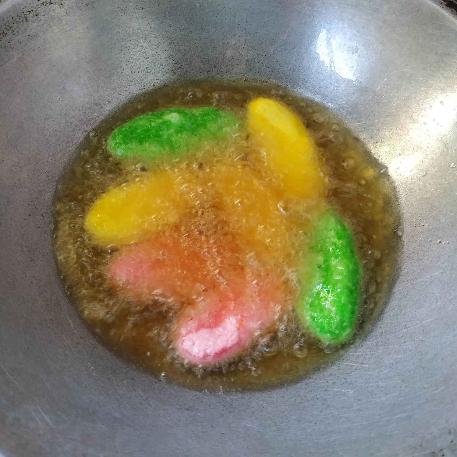 Step 5 Getas Ketan Pelangi