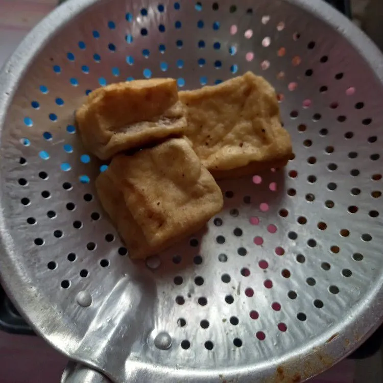 Step 1 Tahu tek tek