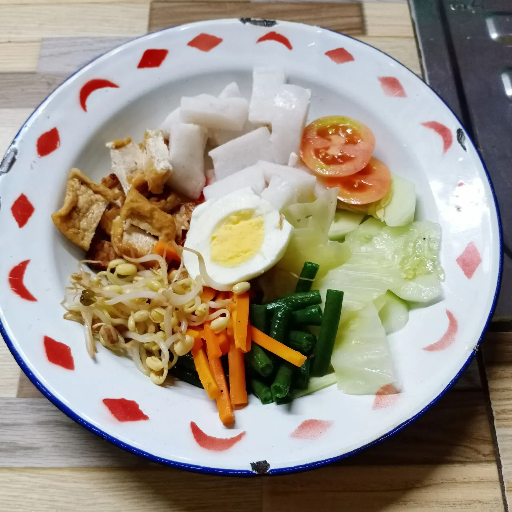 Step 6 Gado-gado Siram khas Surabaya