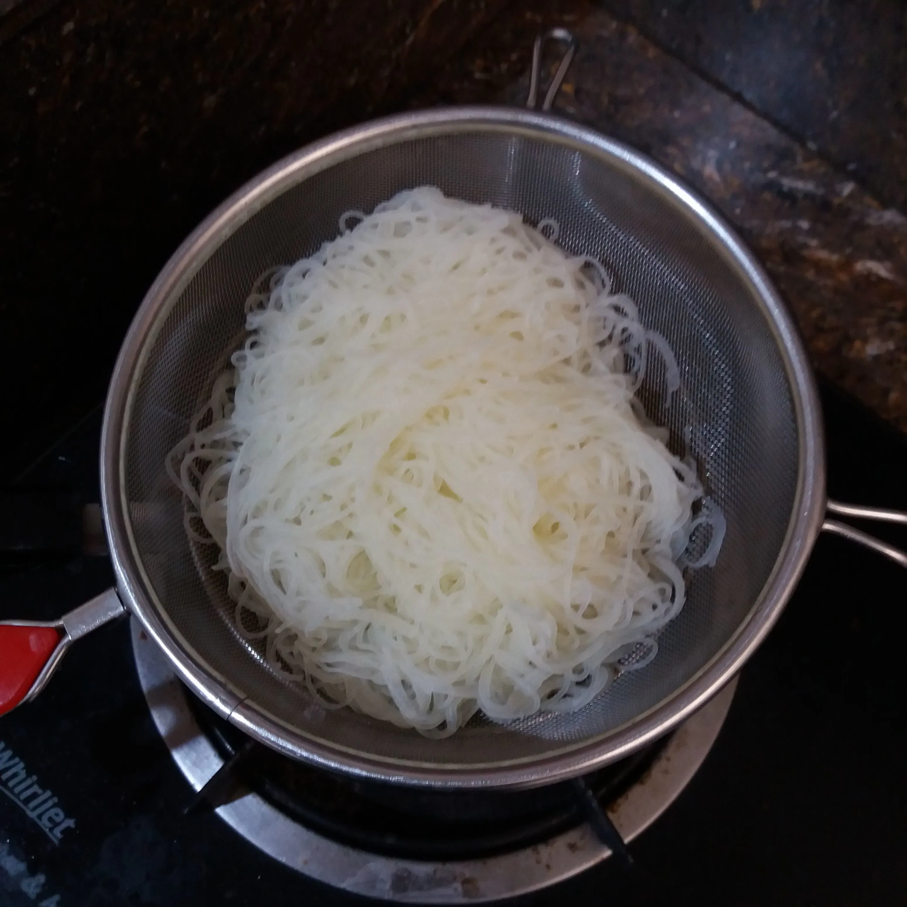 Step 1 Bihun Goreng Merah Seafood Suroboyo