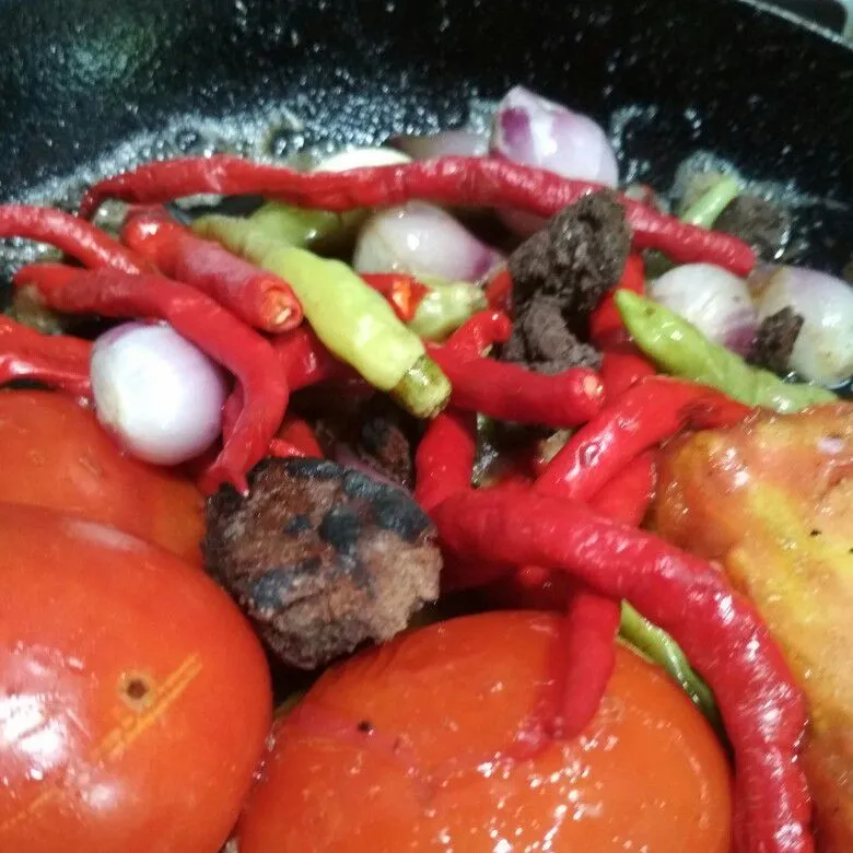 Step 5 Sego Sambel Khas Surabaya