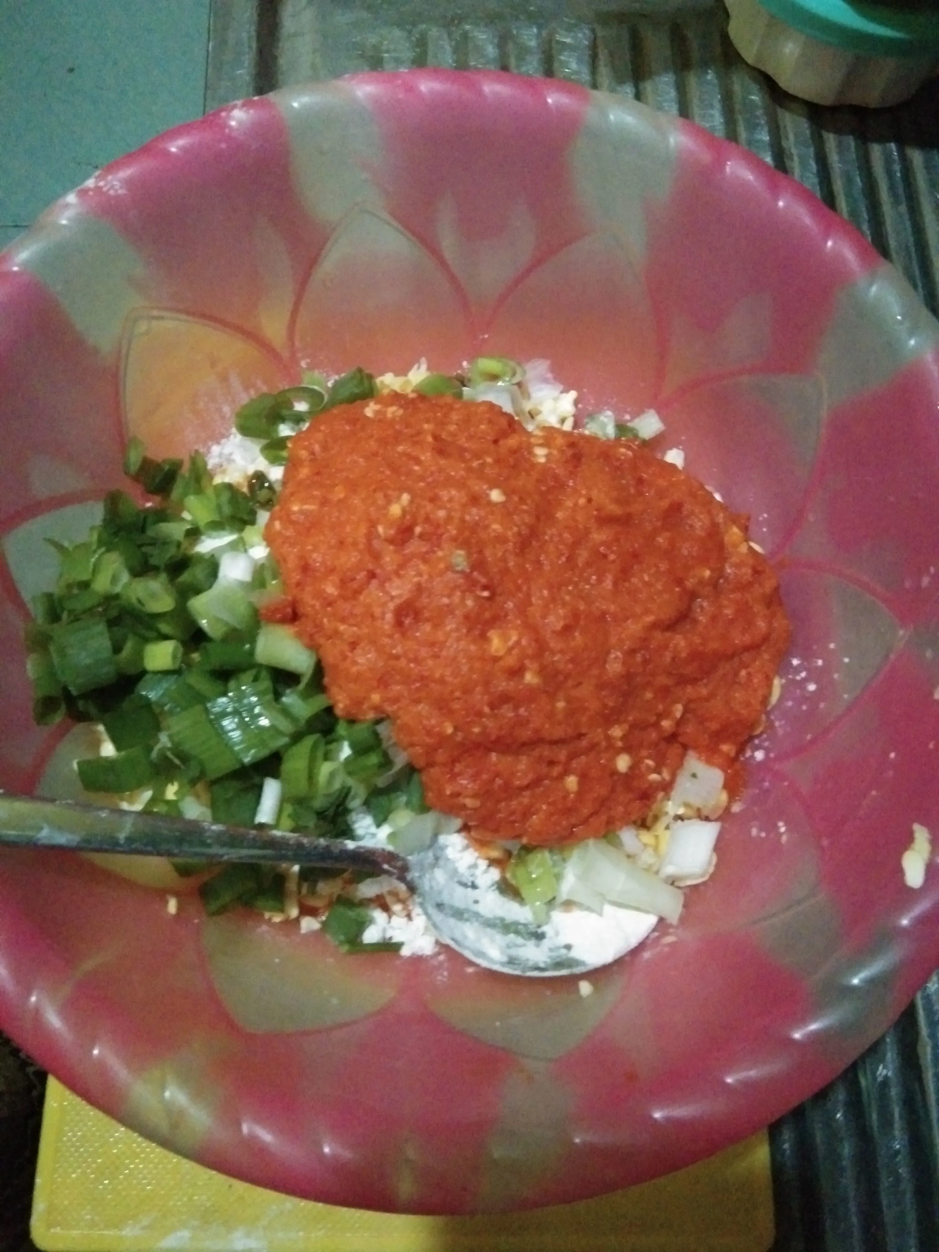 Step 3 Bakwan Jagung khas Surabaya