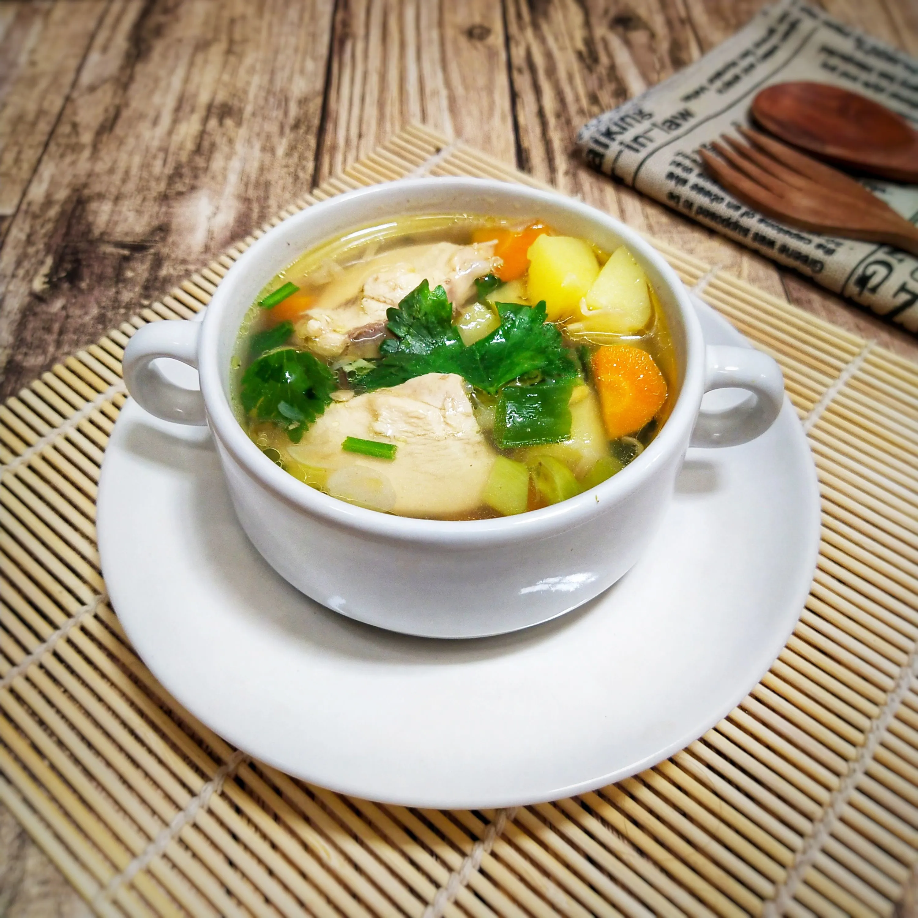 Step 5 Soup Ayam Jahe