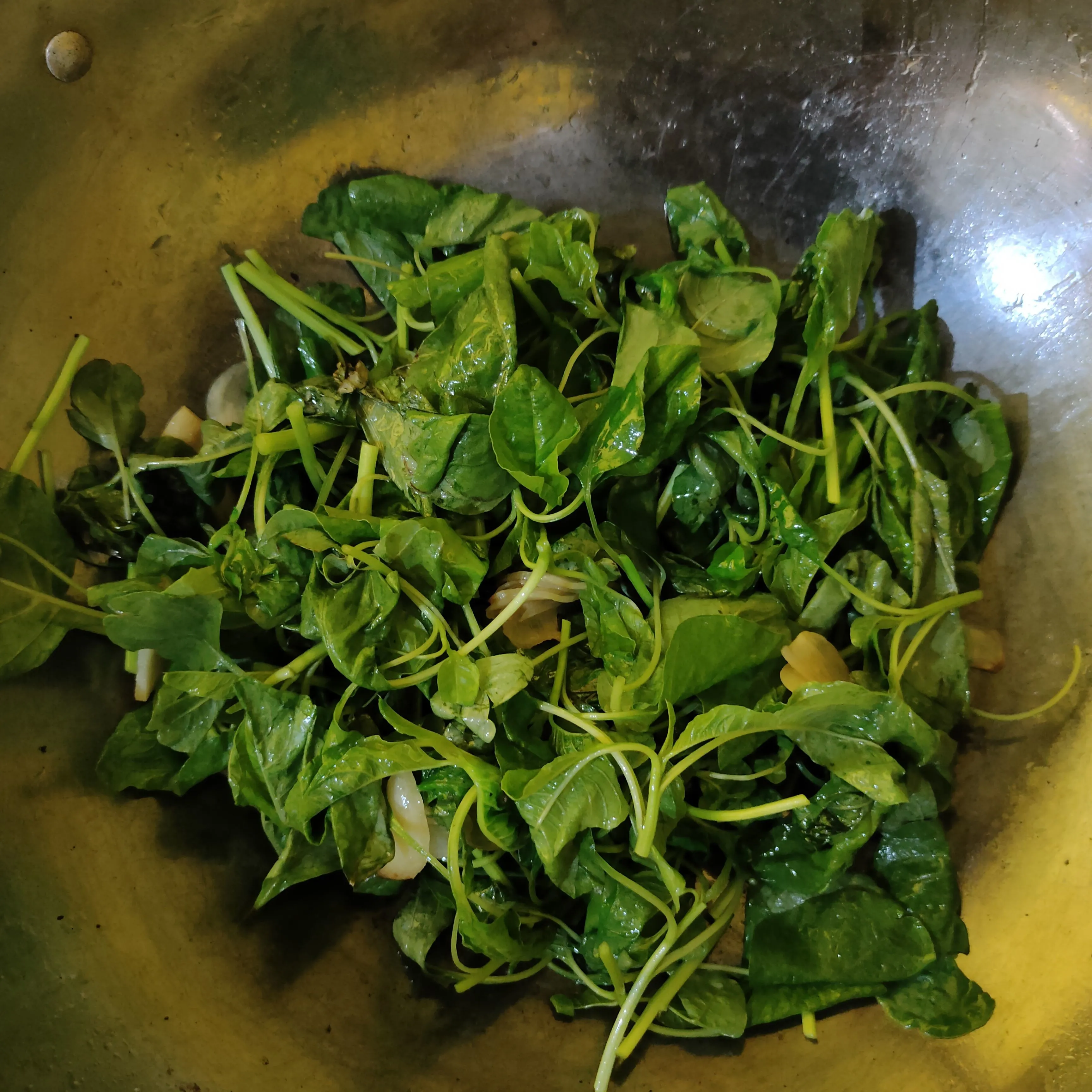 Step 3 Tumis Tempe Bayam