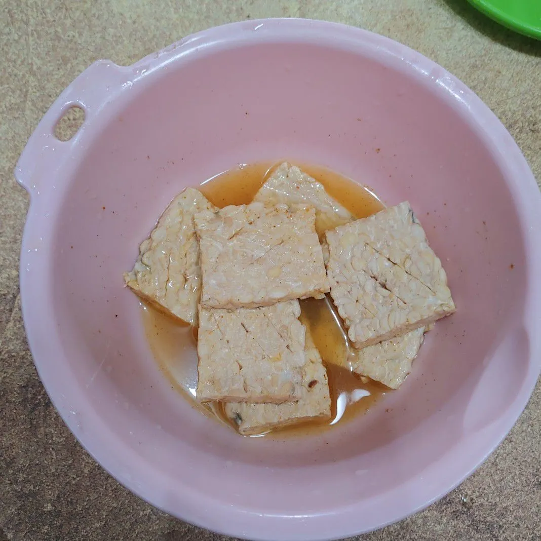 Step 1 Tempe Sambel Cikur