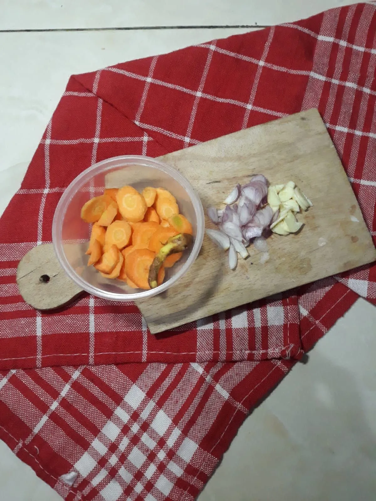 Step 2 Sayur Bening Pokcoy Wortel