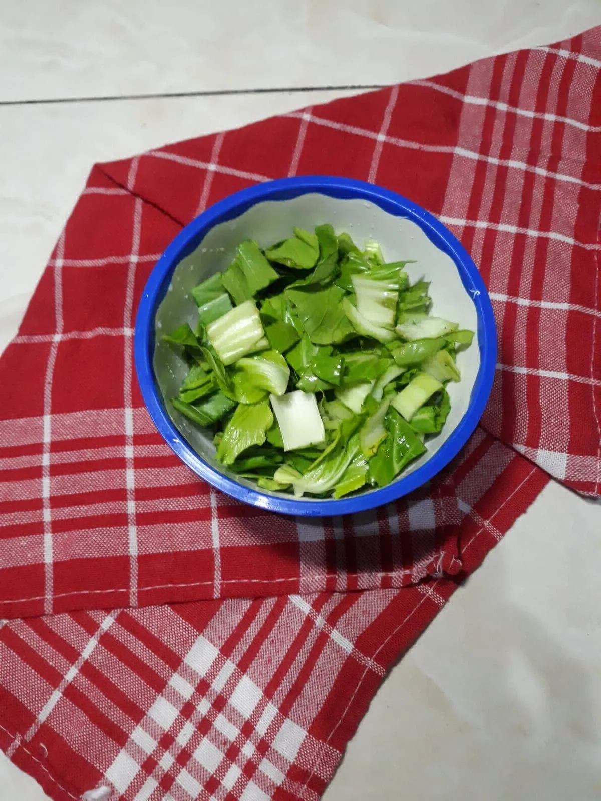 Step 1 Sayur Bening Pokcoy Wortel