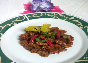 Orek Tempe Saus Lada Hitam Creamy
