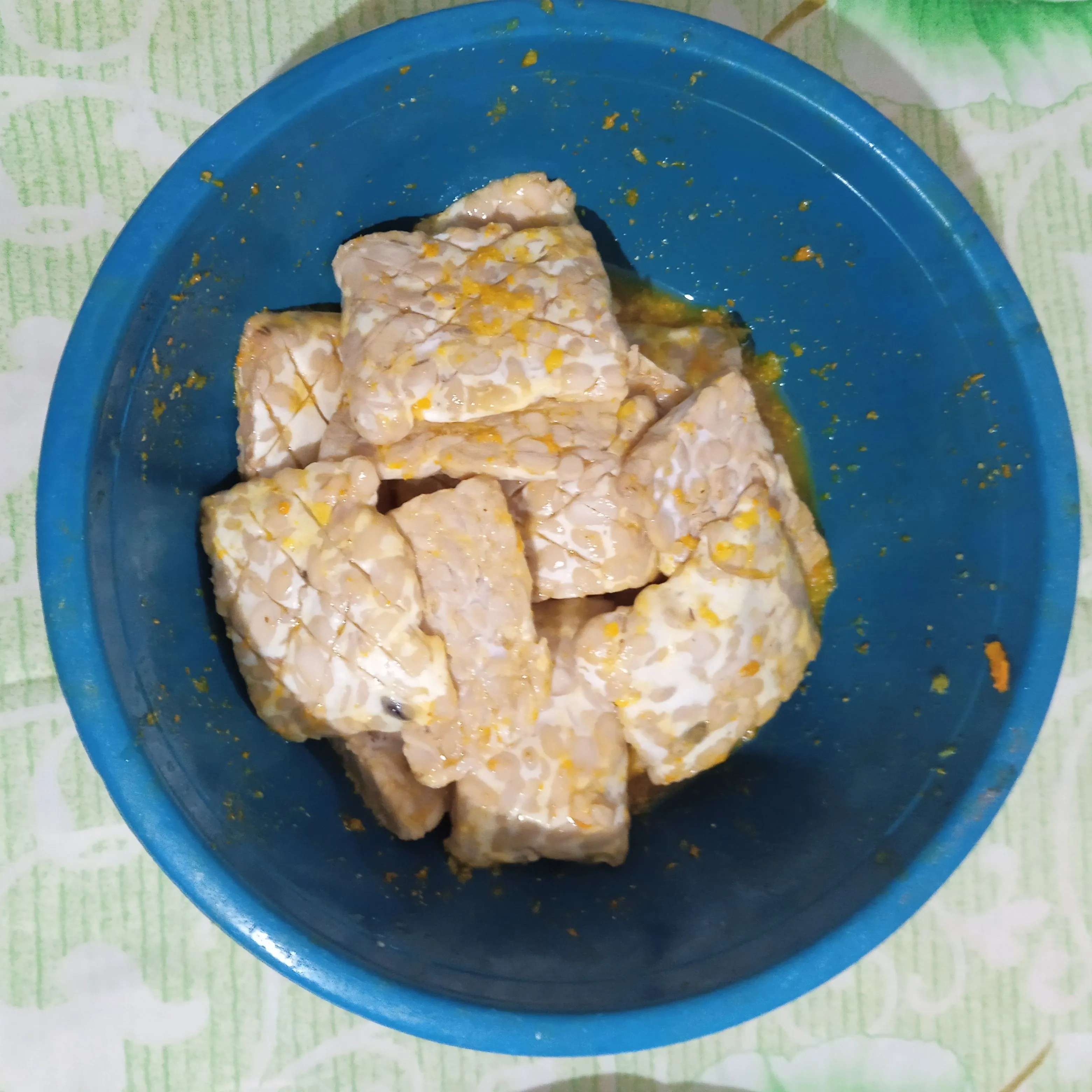 Step 3 Tempe Penyet