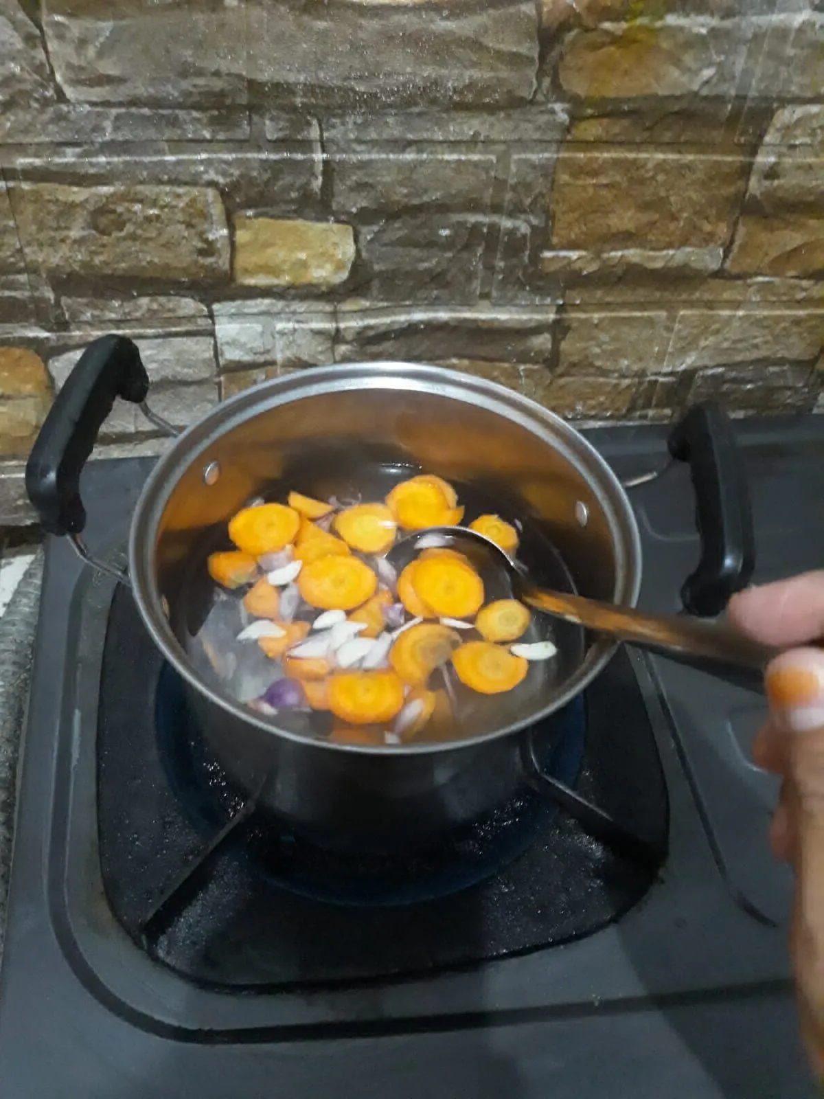 Step 3 Sayur Bening Pokcoy Wortel