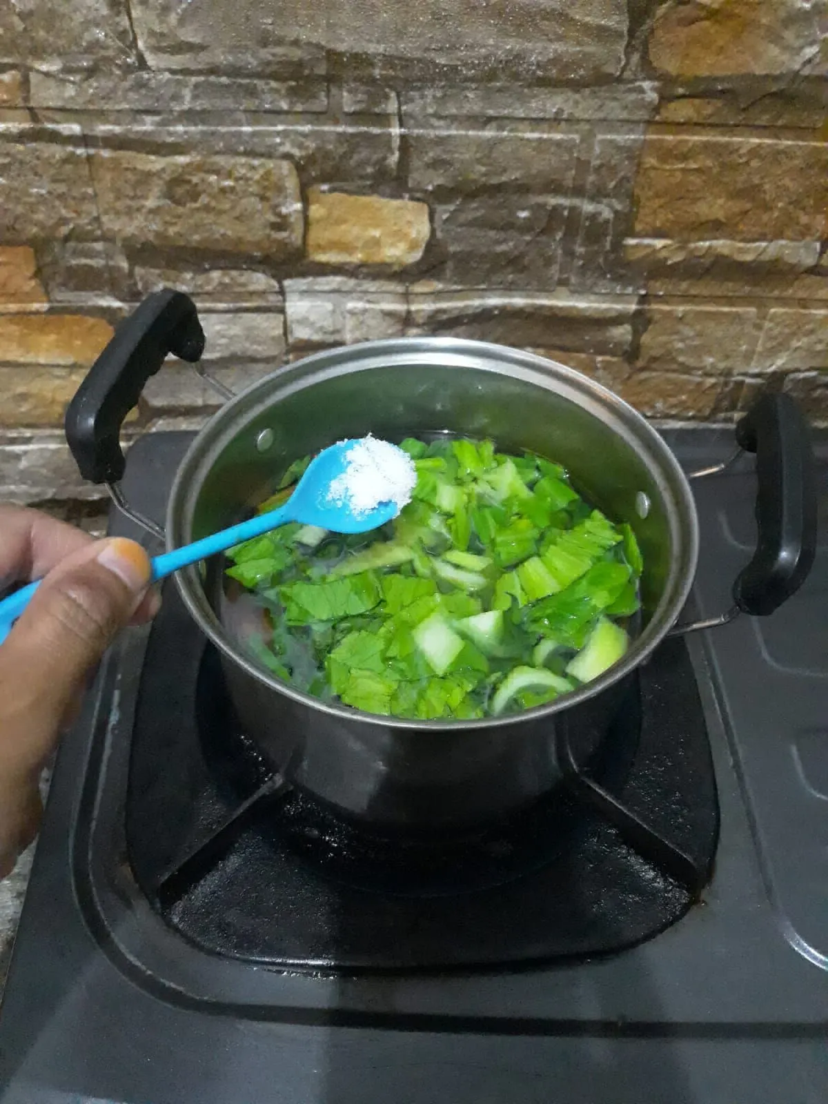 Step 5 Sayur Bening Pokcoy Wortel