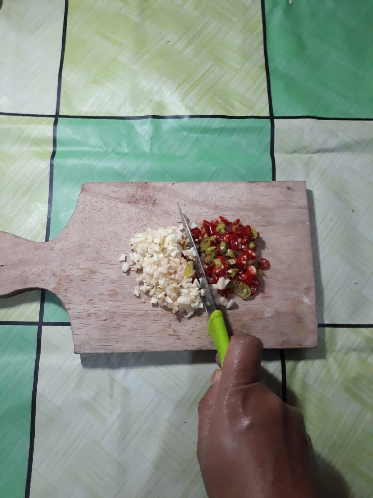 Step 2 Pokcoy Garlic Pedas