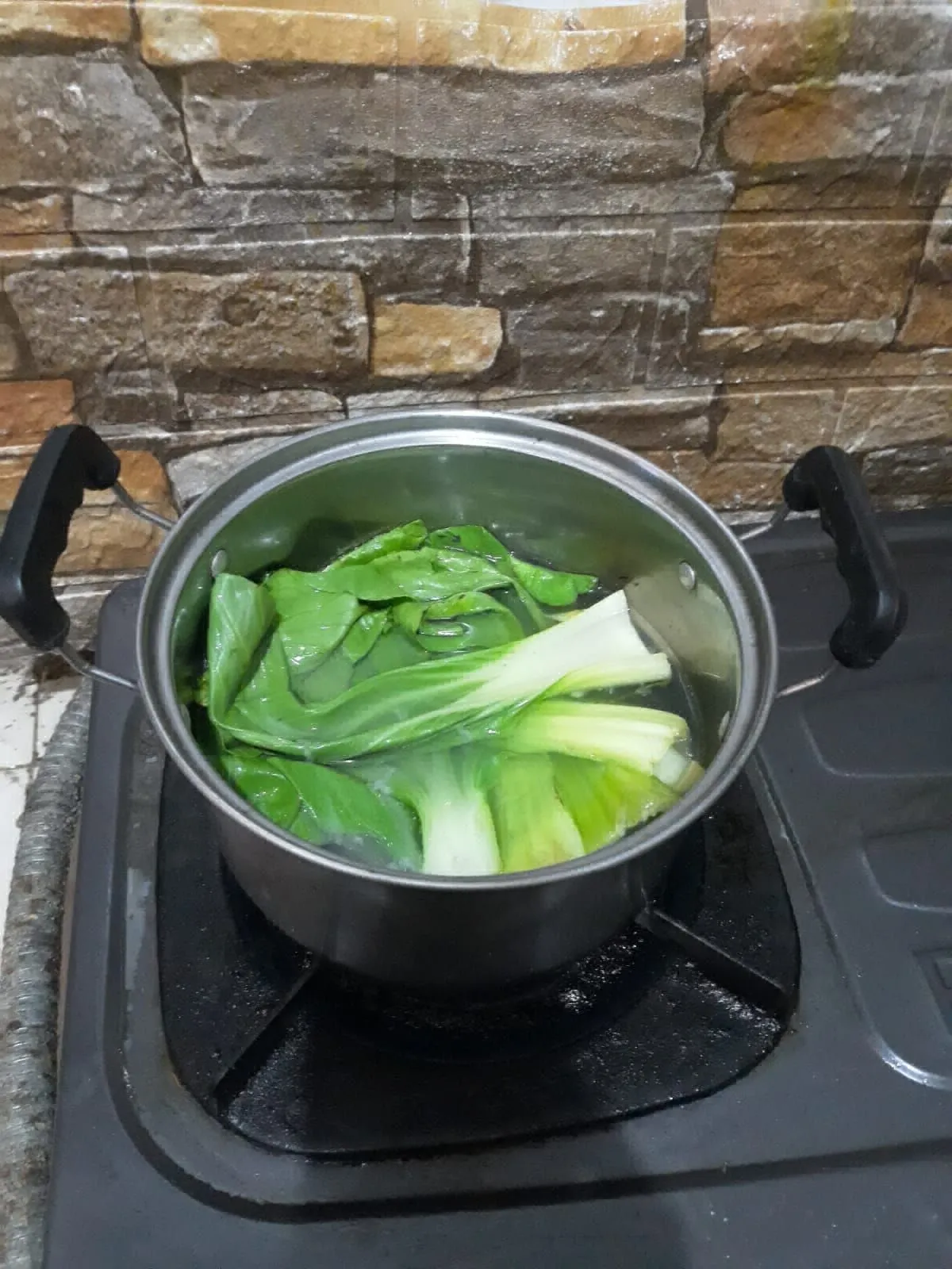 Step 1 Pokcoy Garlic Pedas