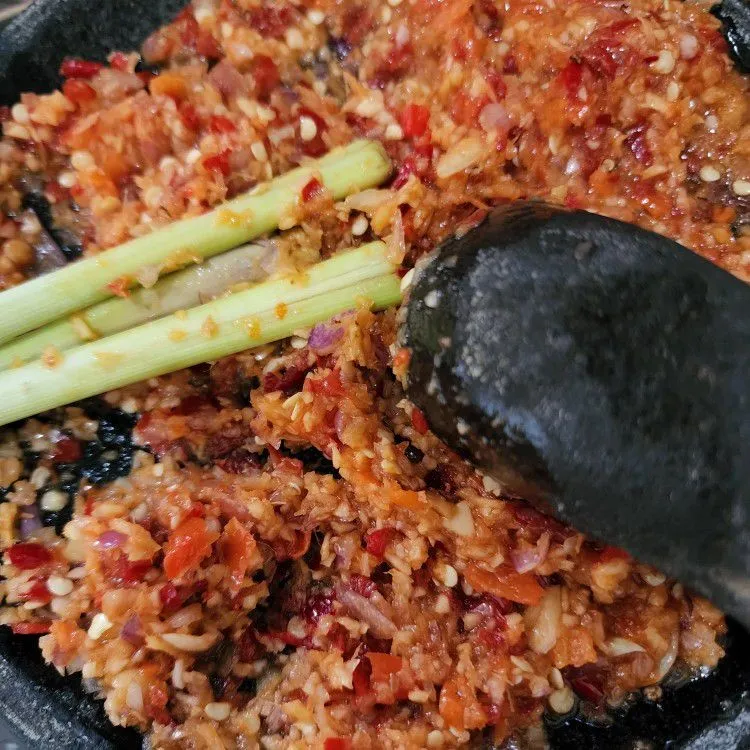 Step 1 Pepes Ayam Kemangi