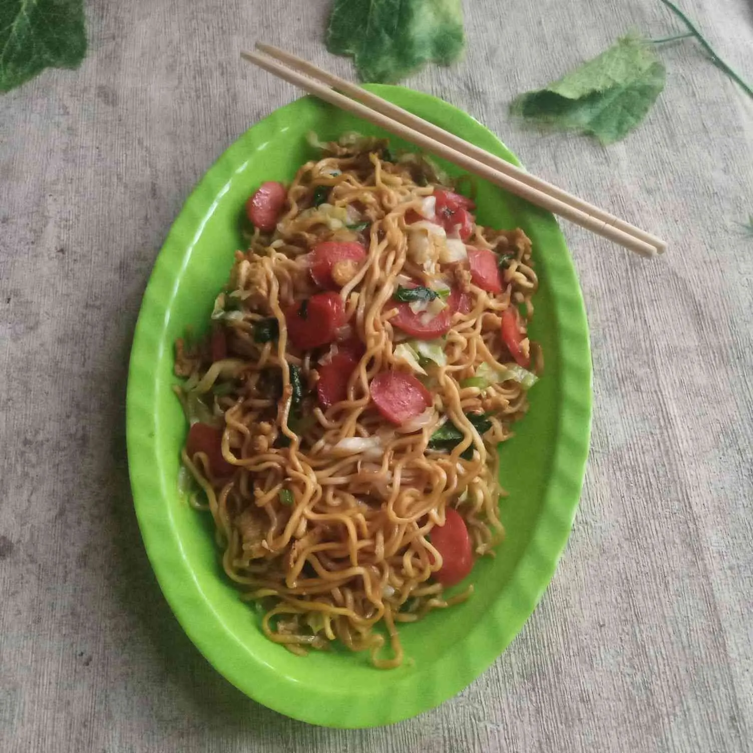 Mie Sosis Goreng For Kids