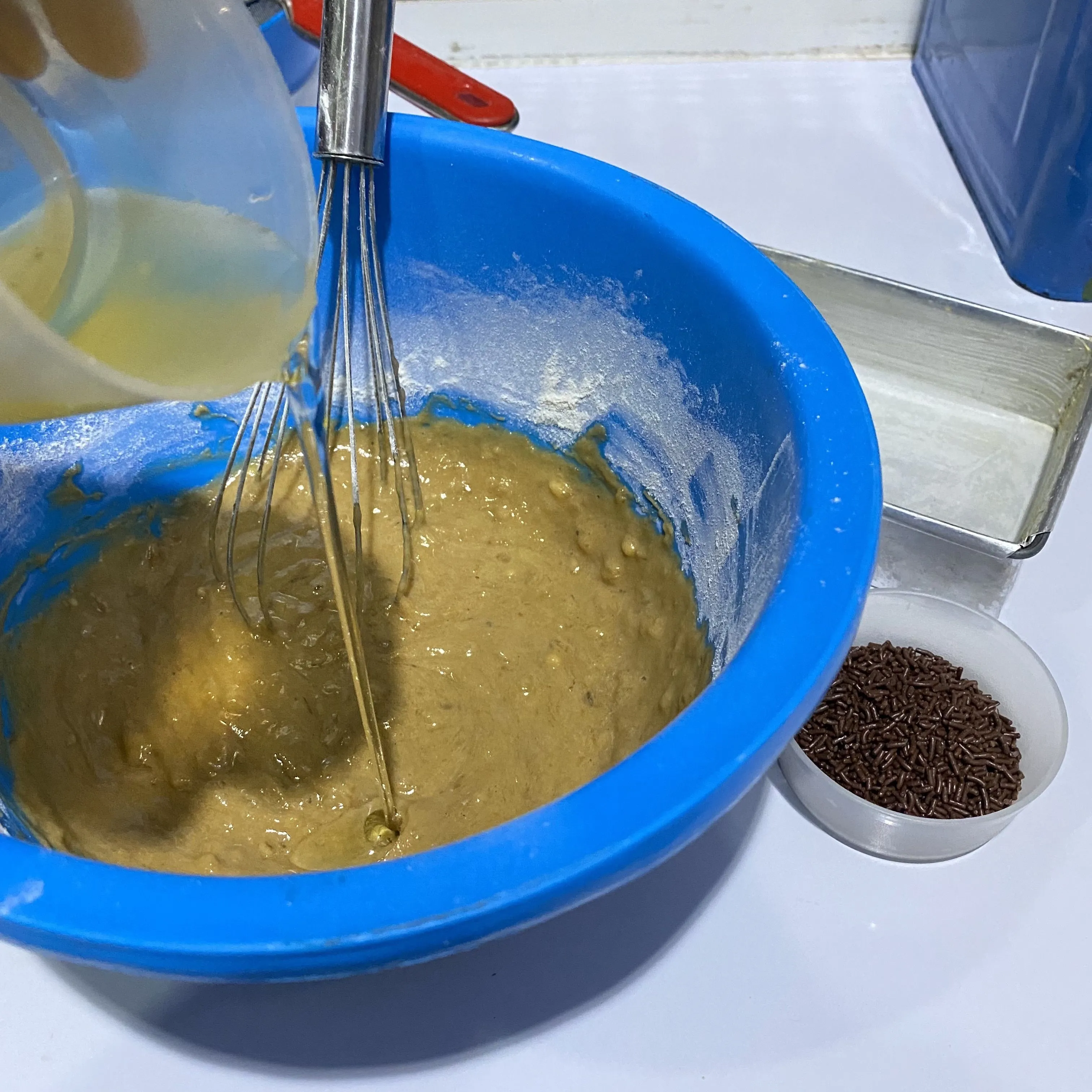Step 5 Bolu Pisang Kukus Tepung Mocaf