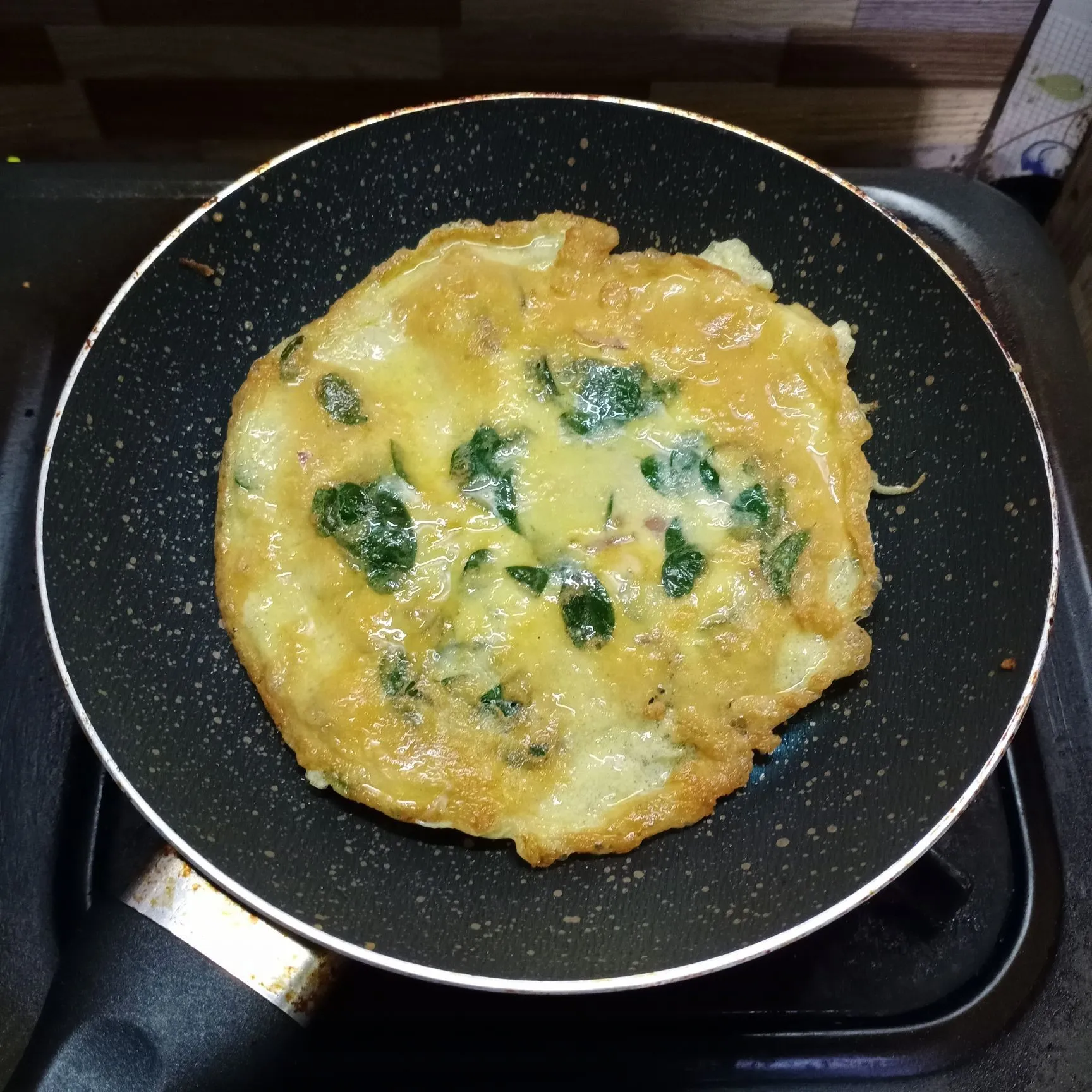 Step 6 Telur Dadar Daun Kelor