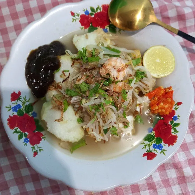 Step 5 Lontong balap