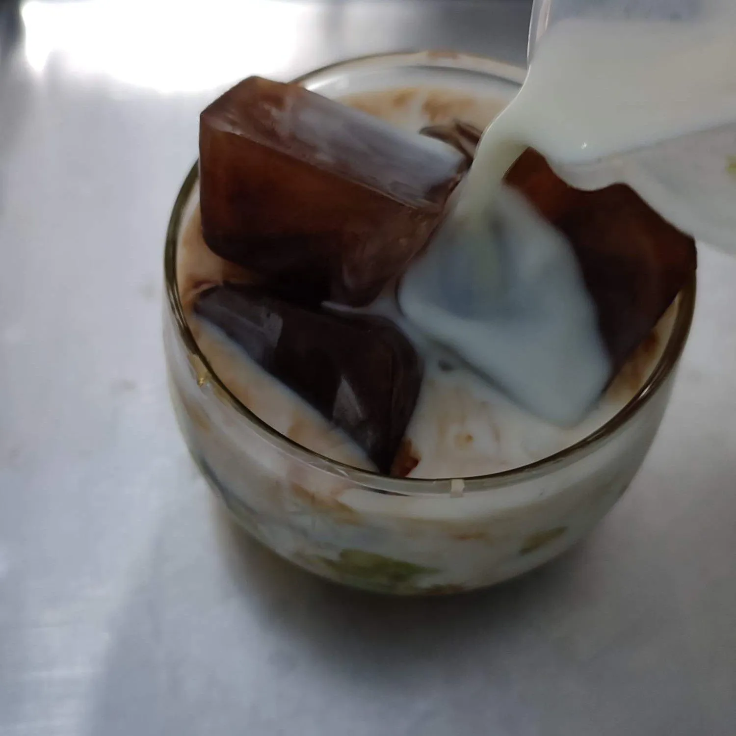 Step 7 Avocado Honey Ice Coffee