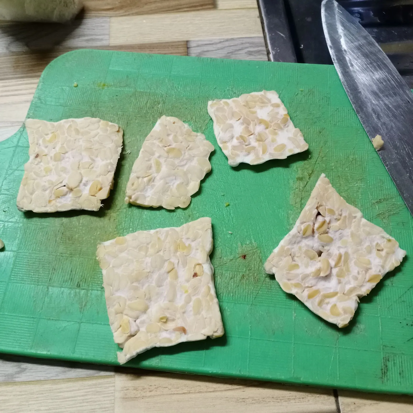 Step 1 Tempe Goreng Wijen