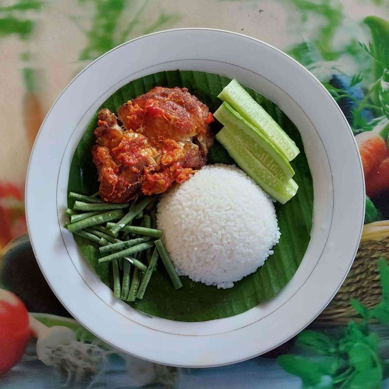 Ayam Goreng Penyet Surabaya Medium 