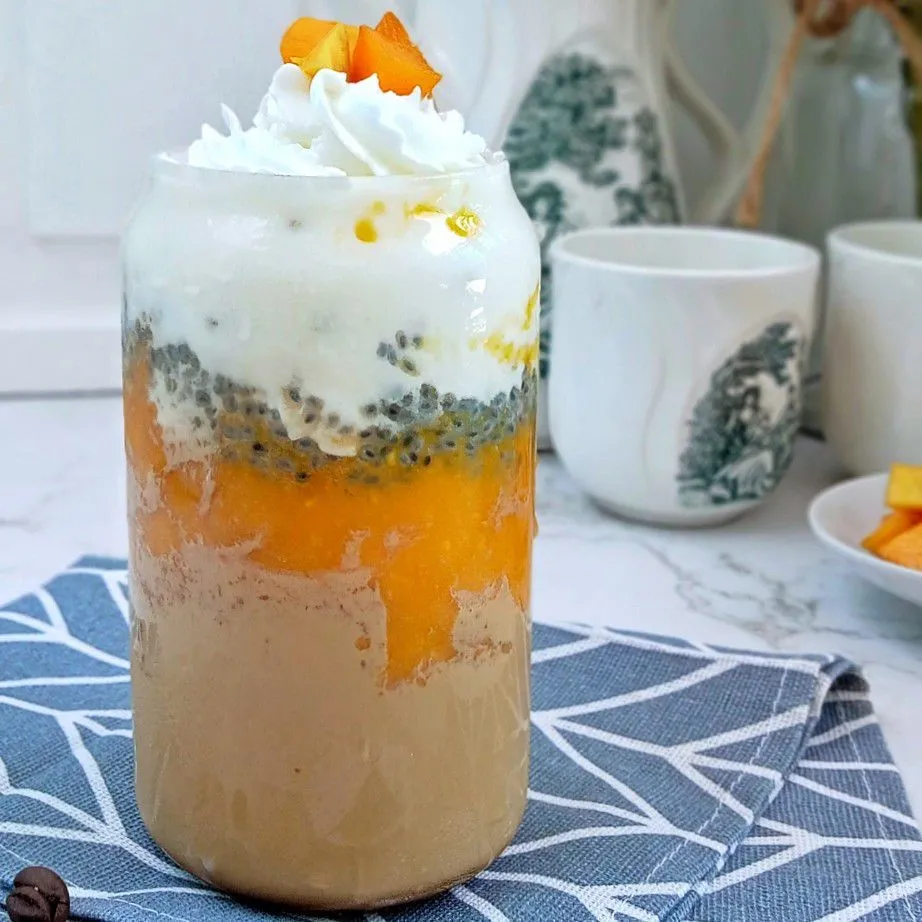 Step 5 Ice Mango Coffee