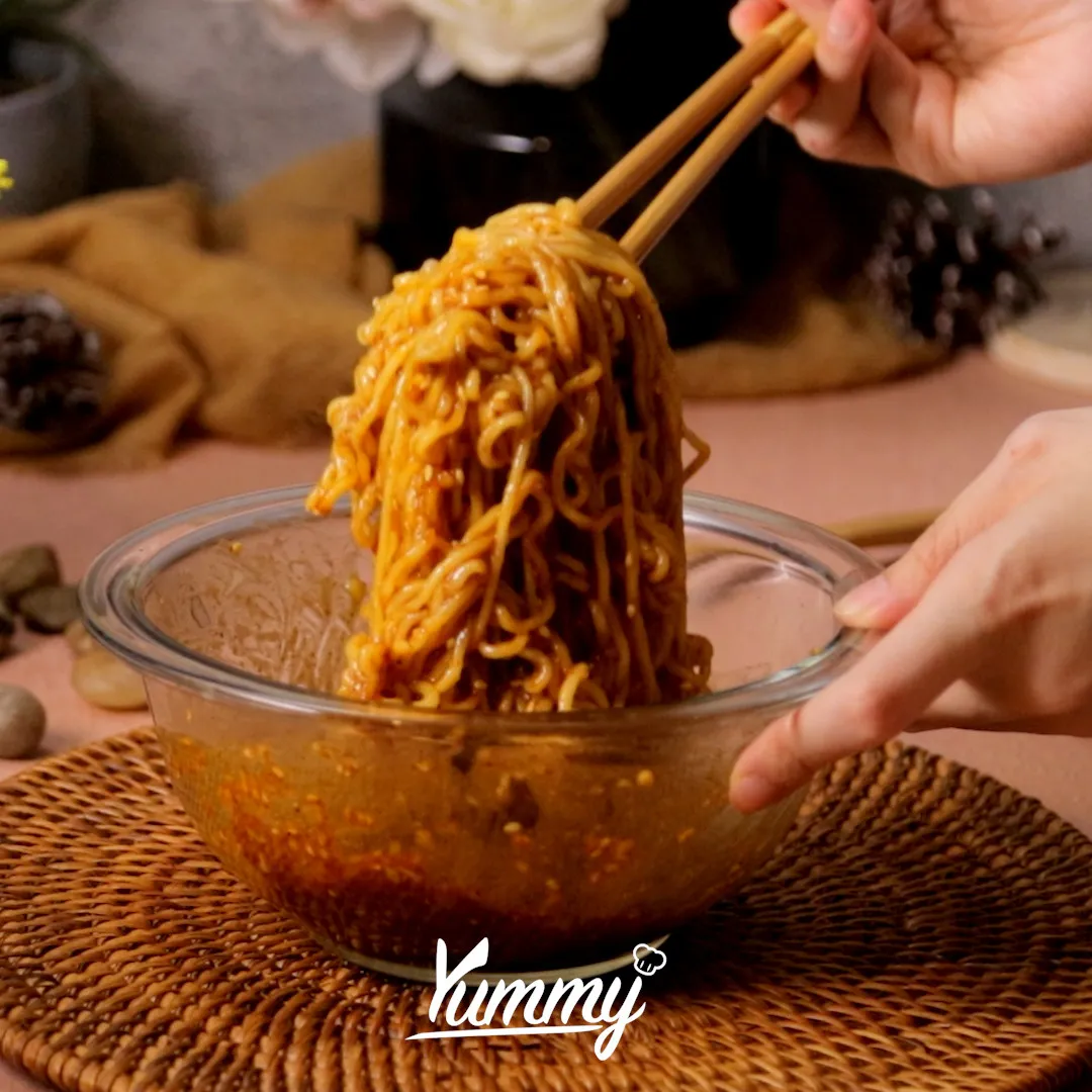 Step 4 Mie Selai Kacang Pedas