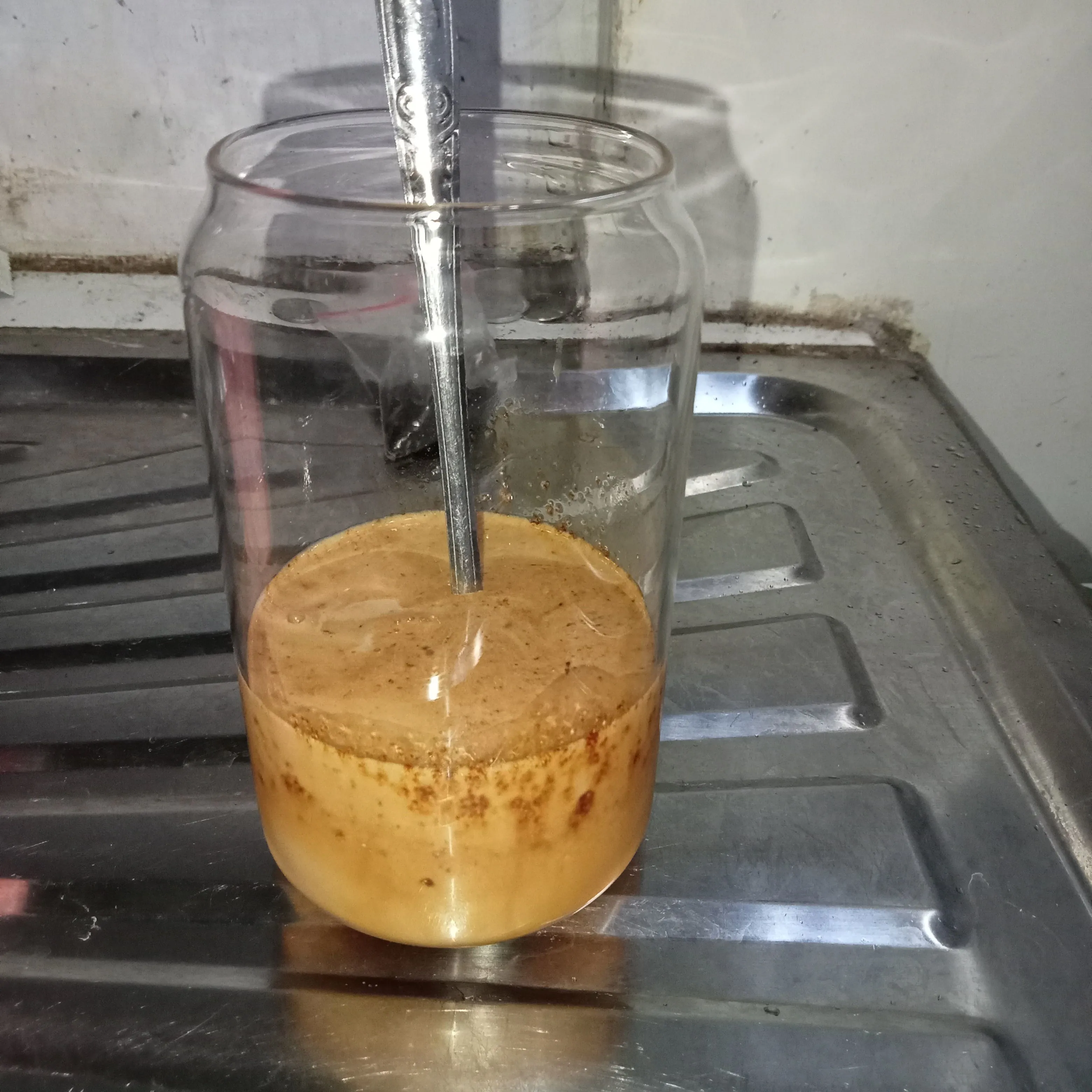 Step 1 Ice Mango Coffee