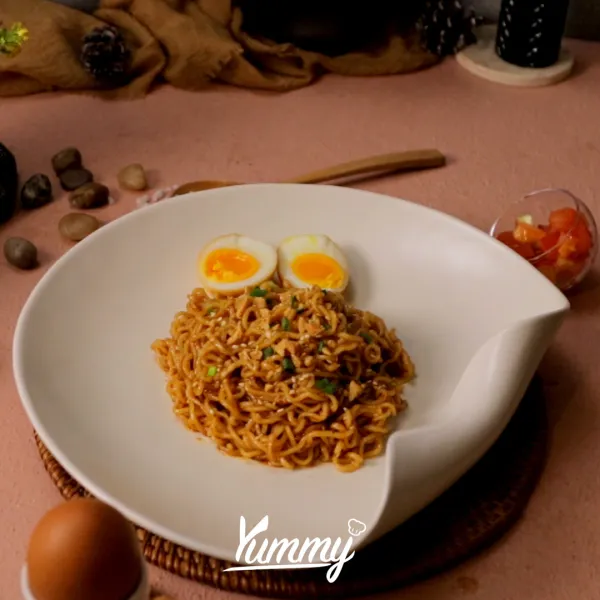 Mie Selai Kacang Pedas