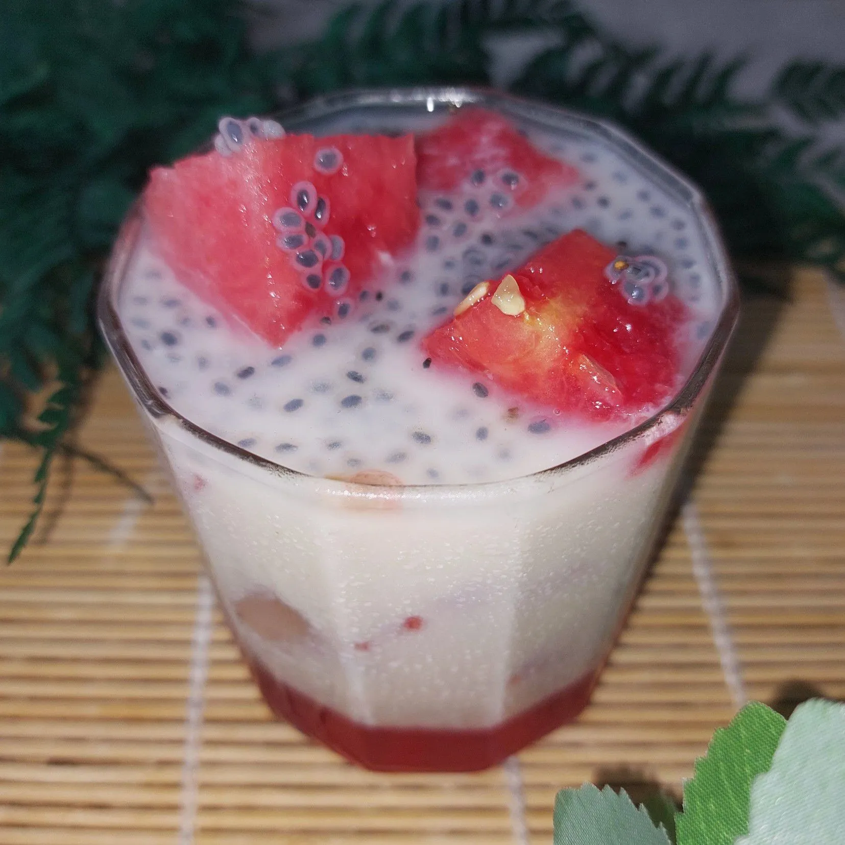Step 8 Semangka Susu Coco Pandan Selasih