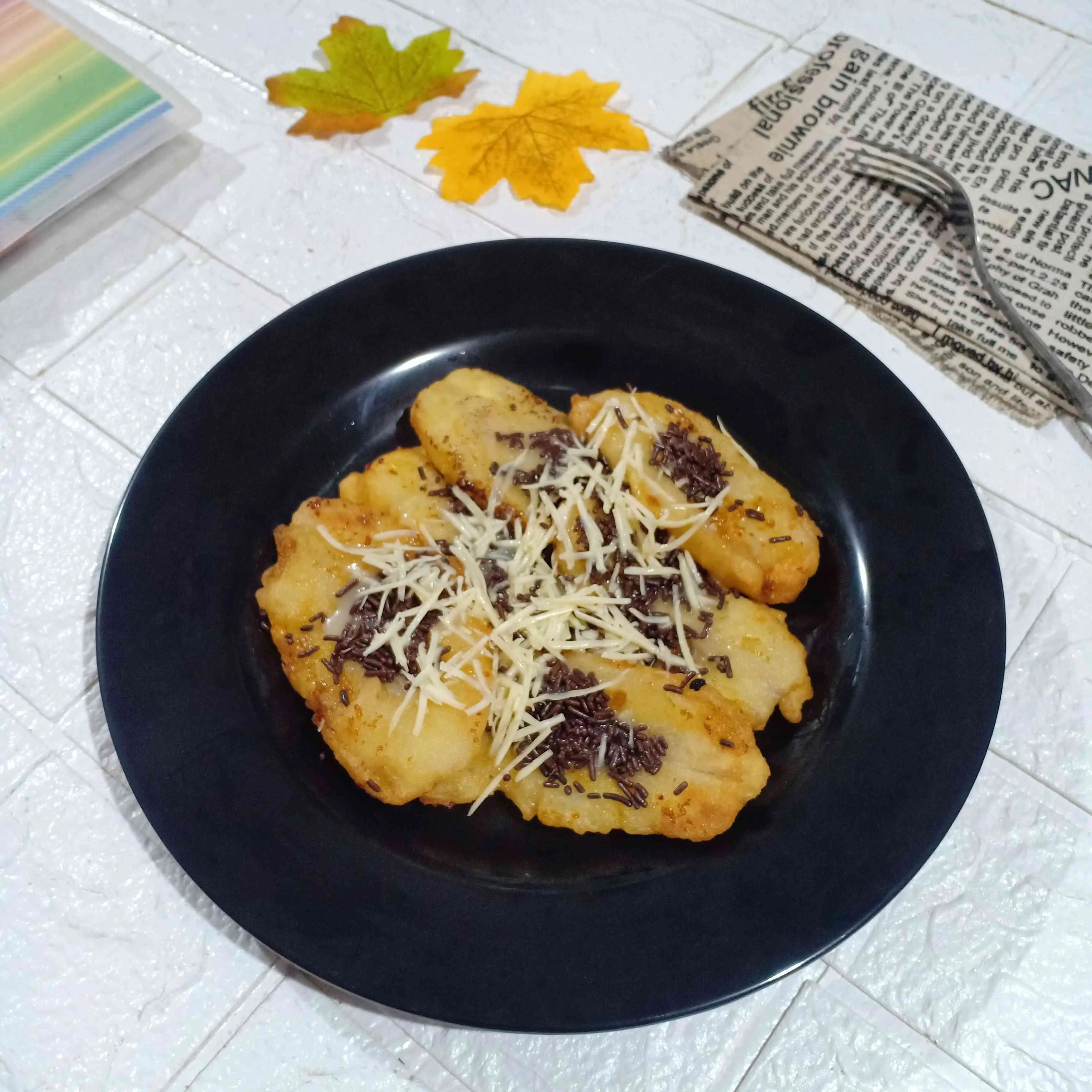 Pisang Geprek Topping Ceres Keju