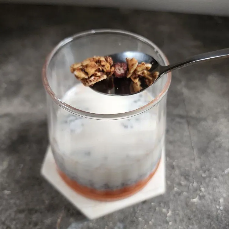 Step 5 Papaya Chiaseed & Granula Smoothies