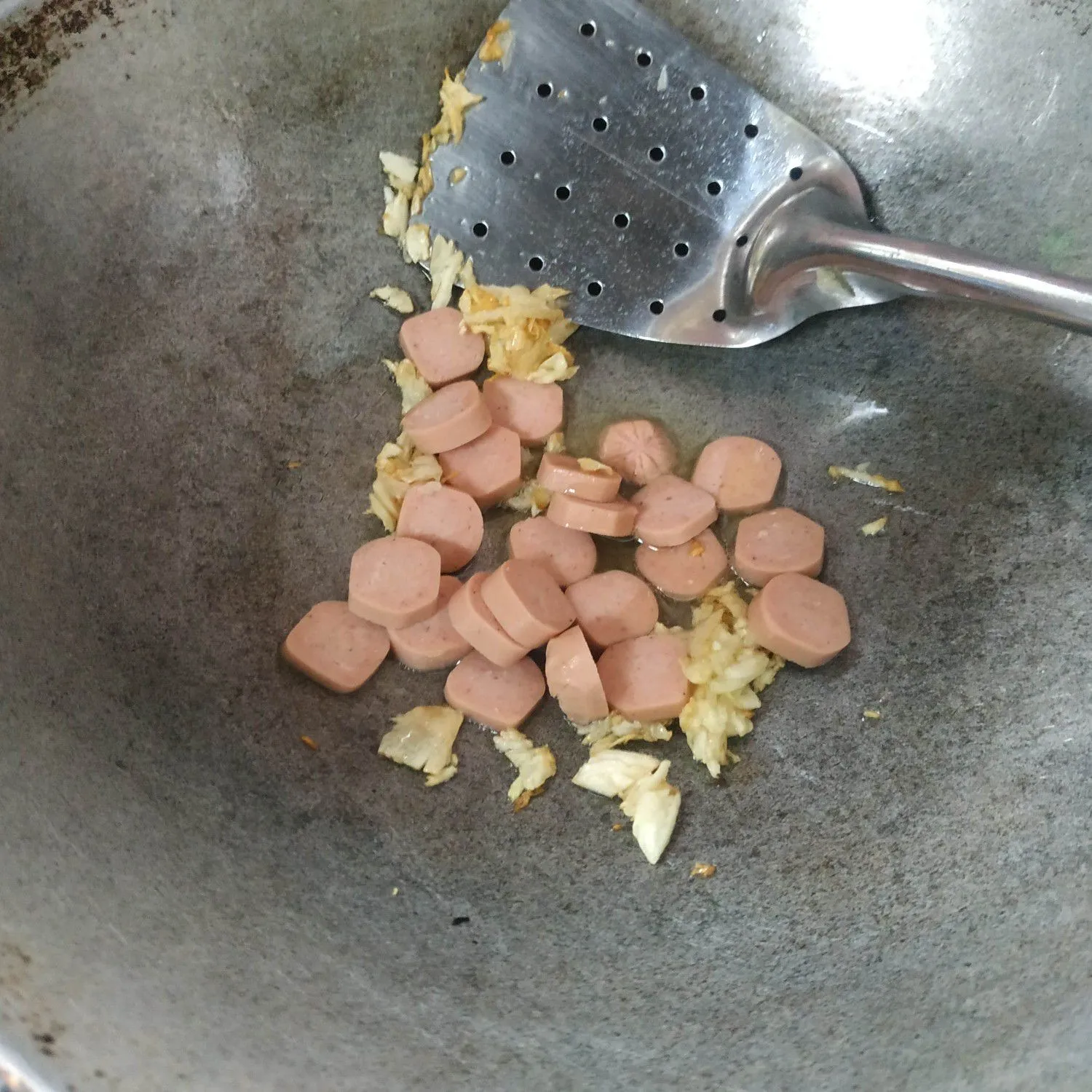 Step 3 Spaghetti Aglio Olio