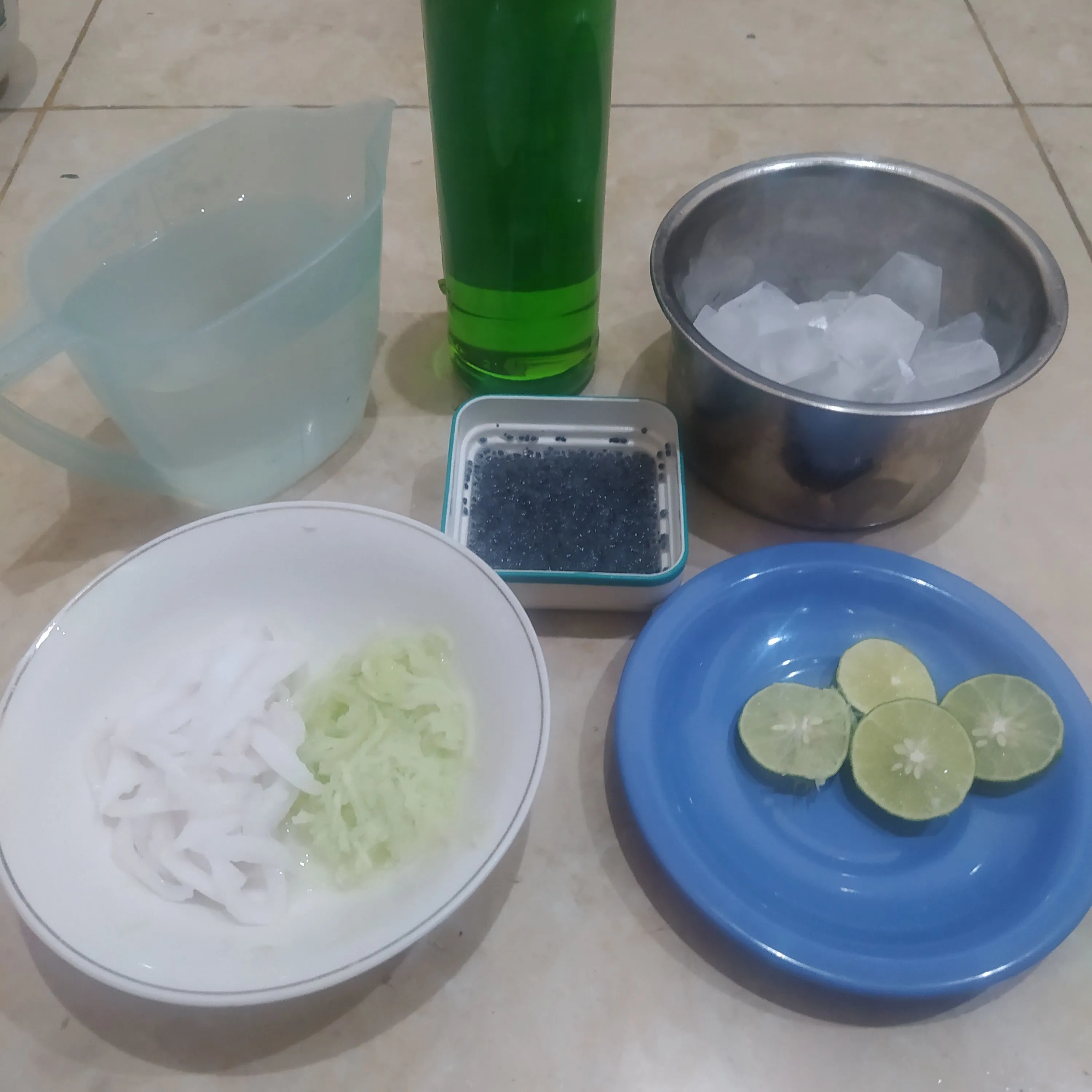 Step 1 Es Kuwut Timun Bali