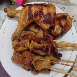 Ayam dan Kulit Ayam Bakar Khas Surabaya #JagoMasak2022