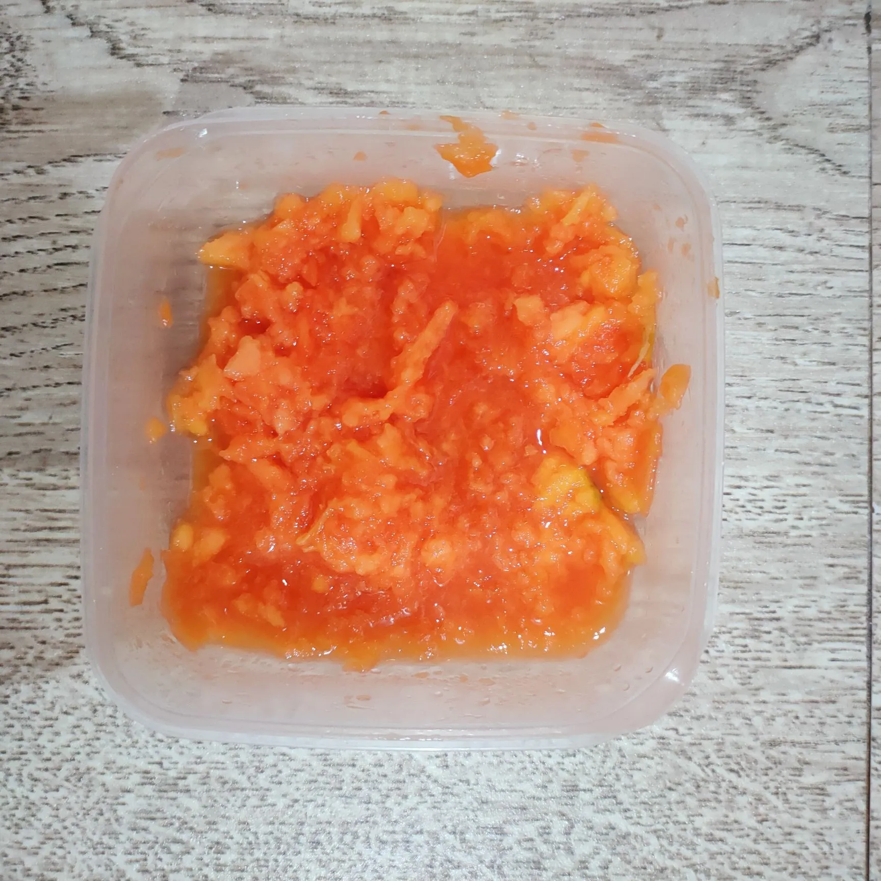 Step 2 Es Yogurt Papaya