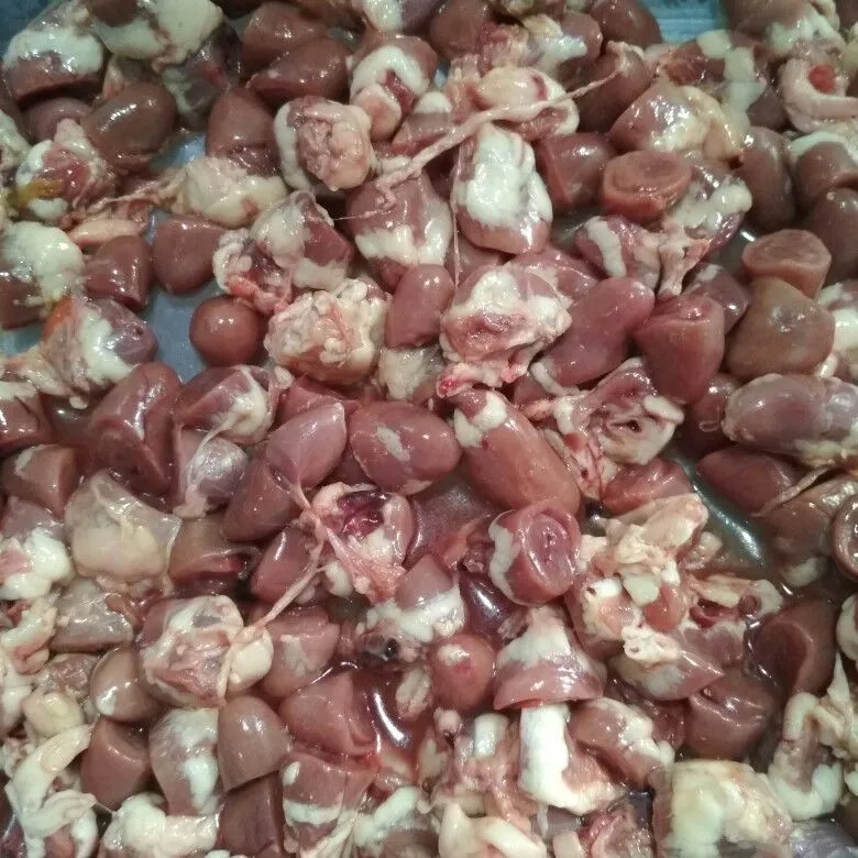 Step 1 Semur Jantung Ayam