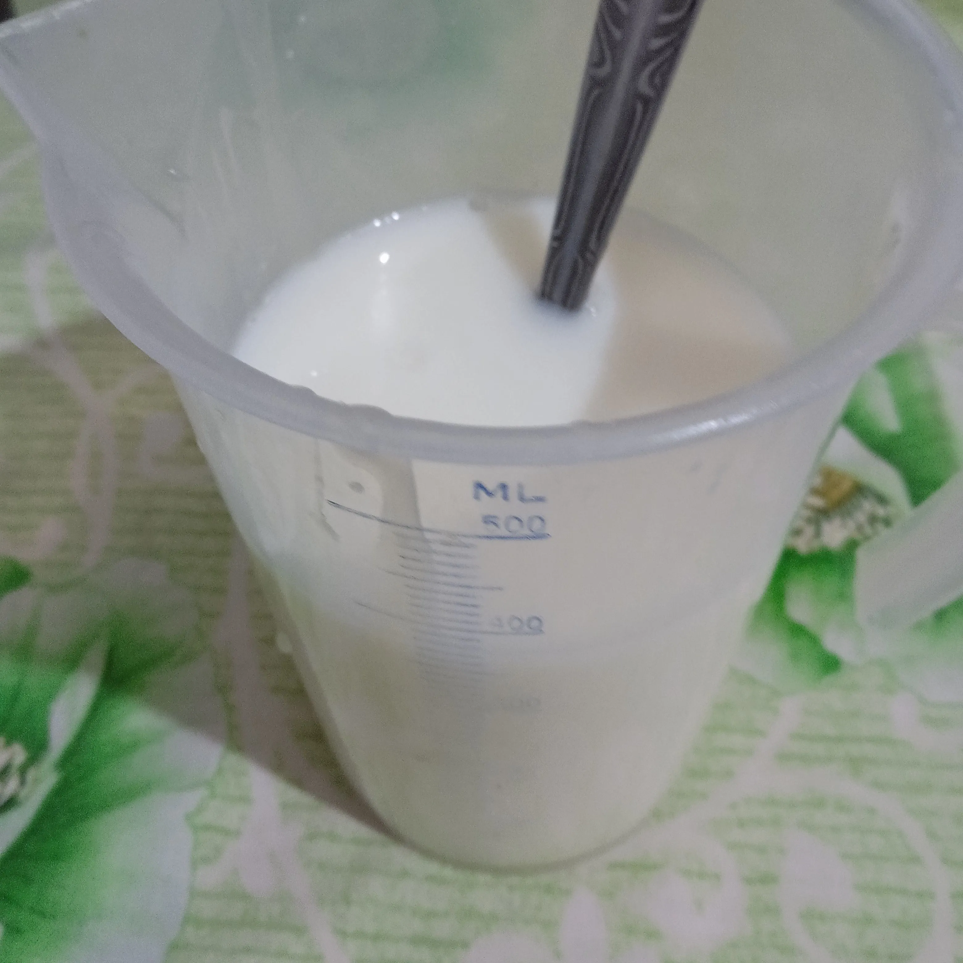 Step 3 Es Pepaya Susu Selasih