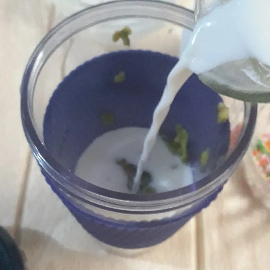 Step 3 Alpukat Milkshake Messes