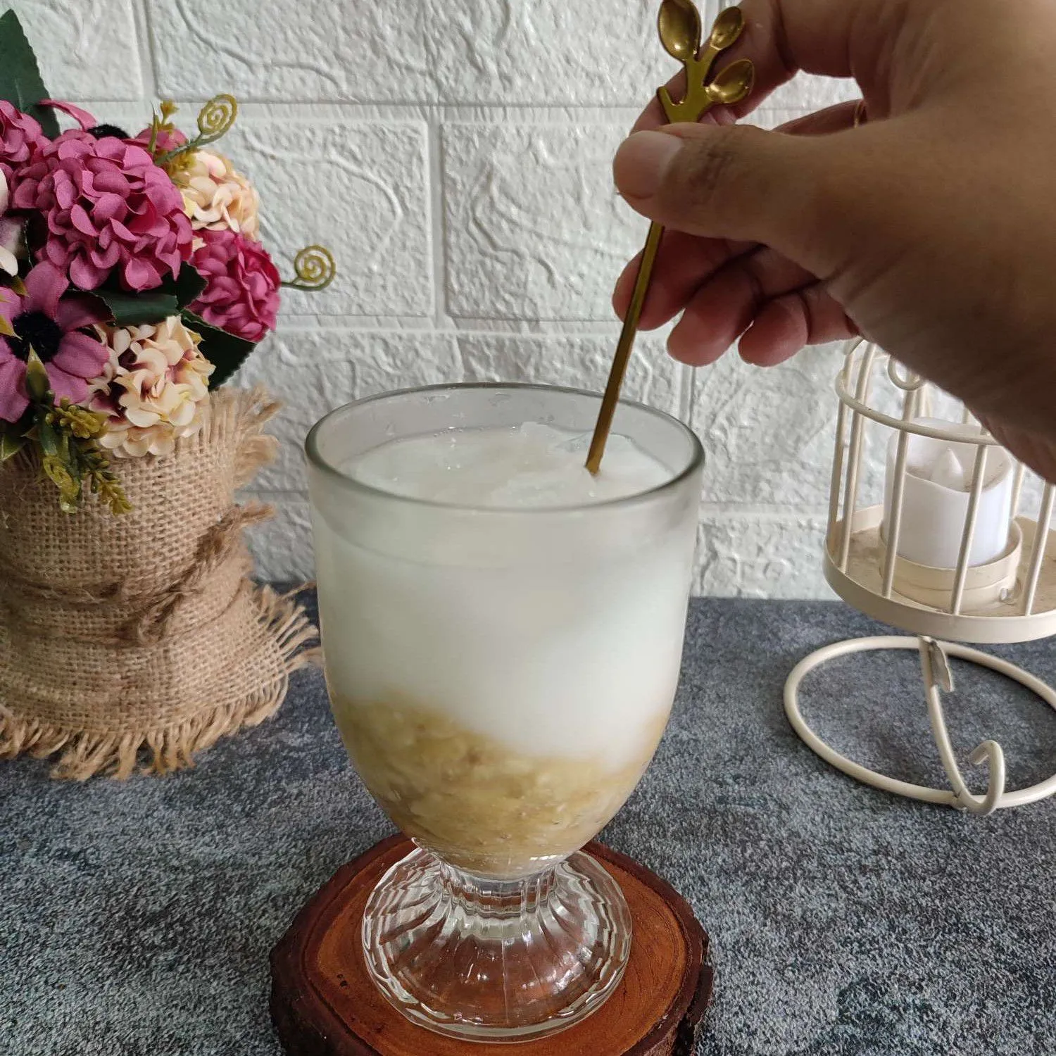 Step 6 Korean Banana Milk Ice
