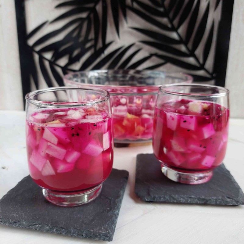 Pink Cocktail Nanas Bengkuang 