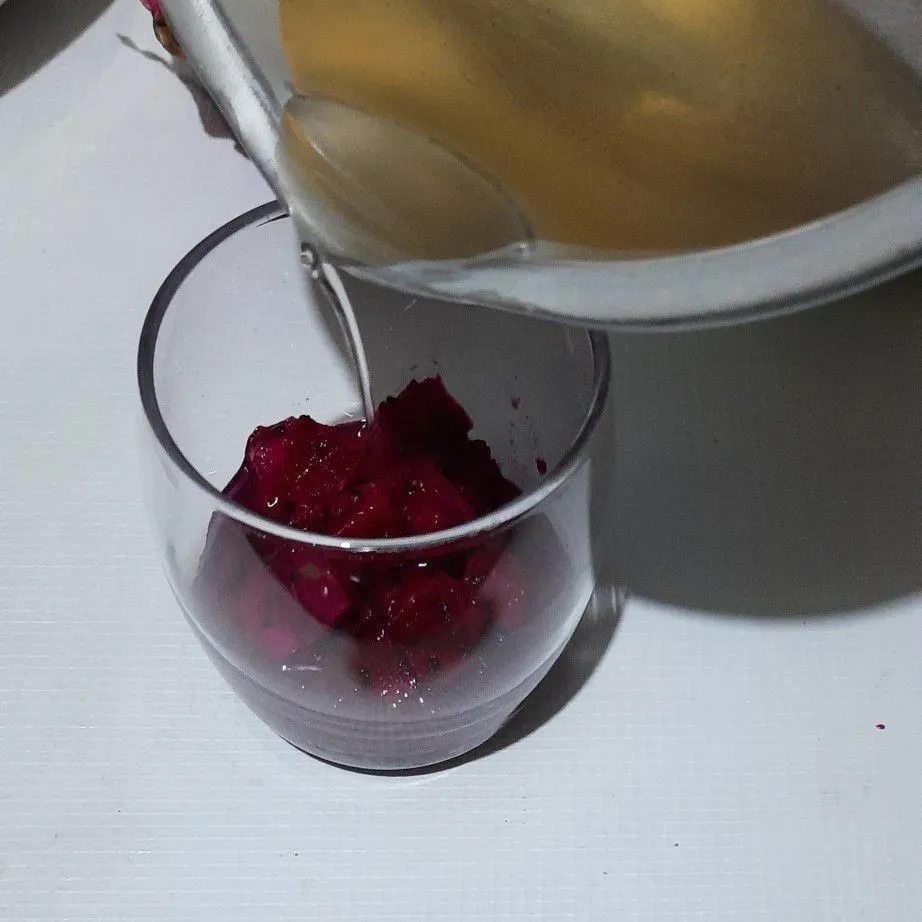 Step 3 Dragon Fruit Milky