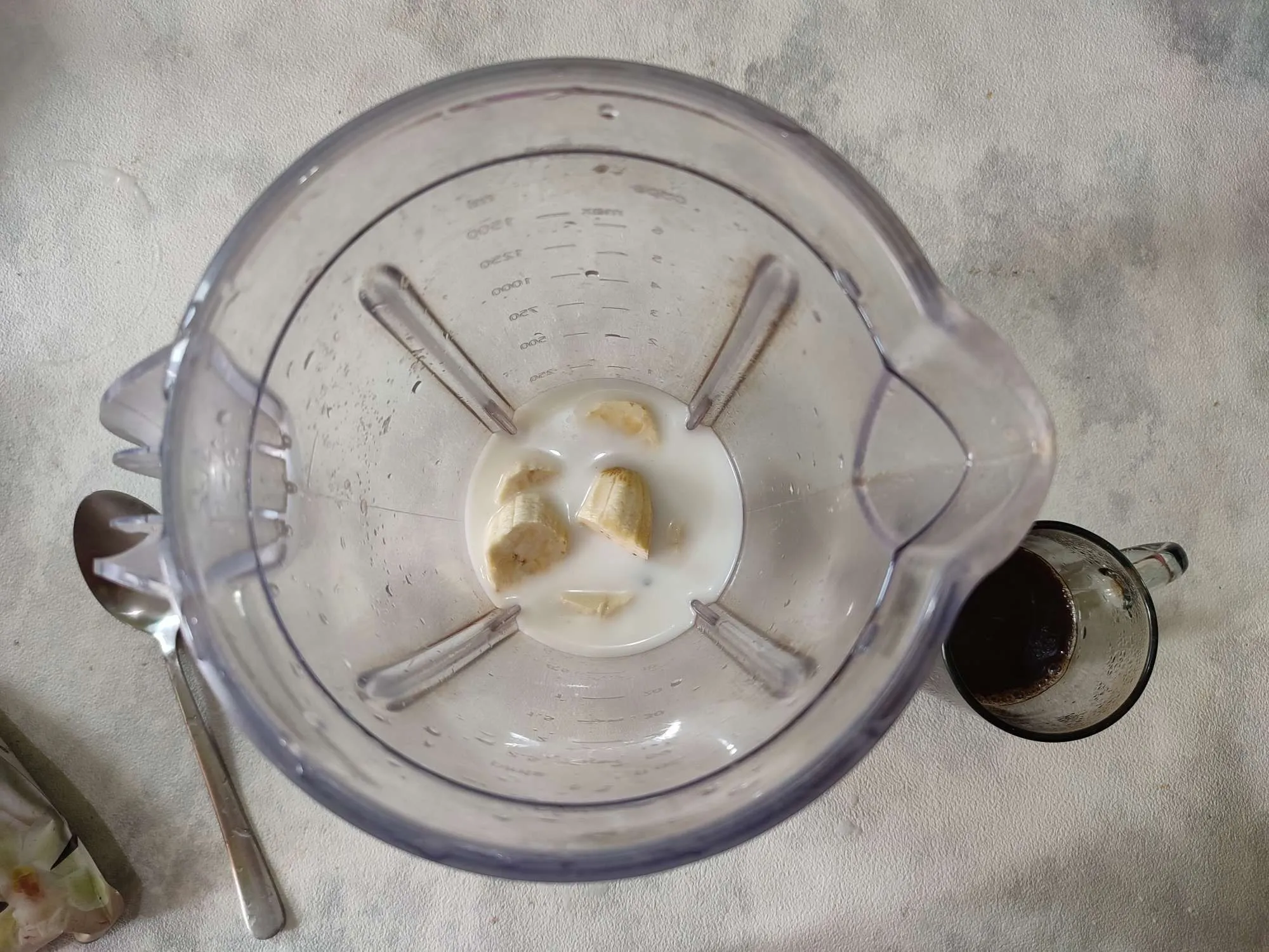 Step 2 Banana Coffee Milkshake
