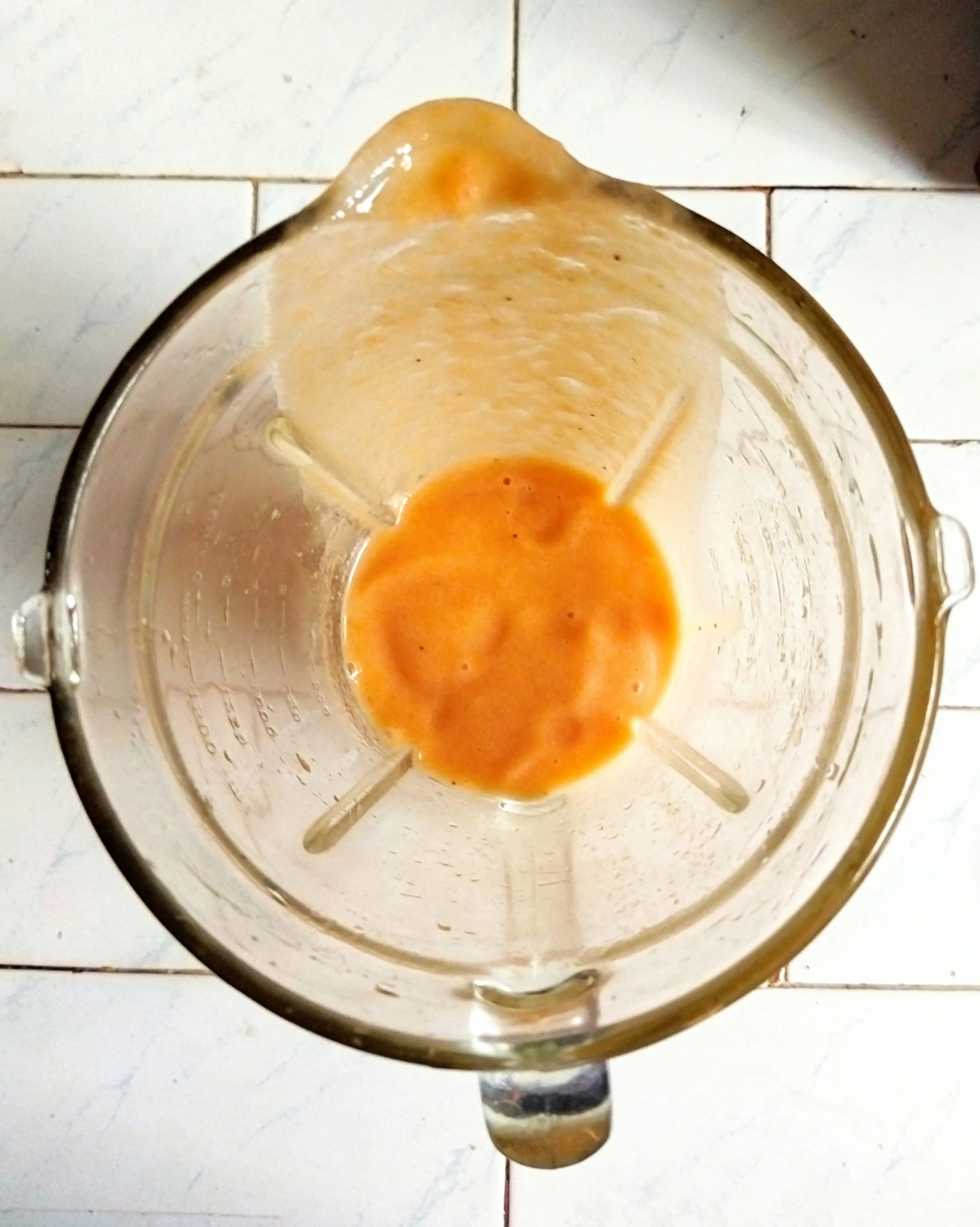 Step 3 Smoothies Pepaya Pisang