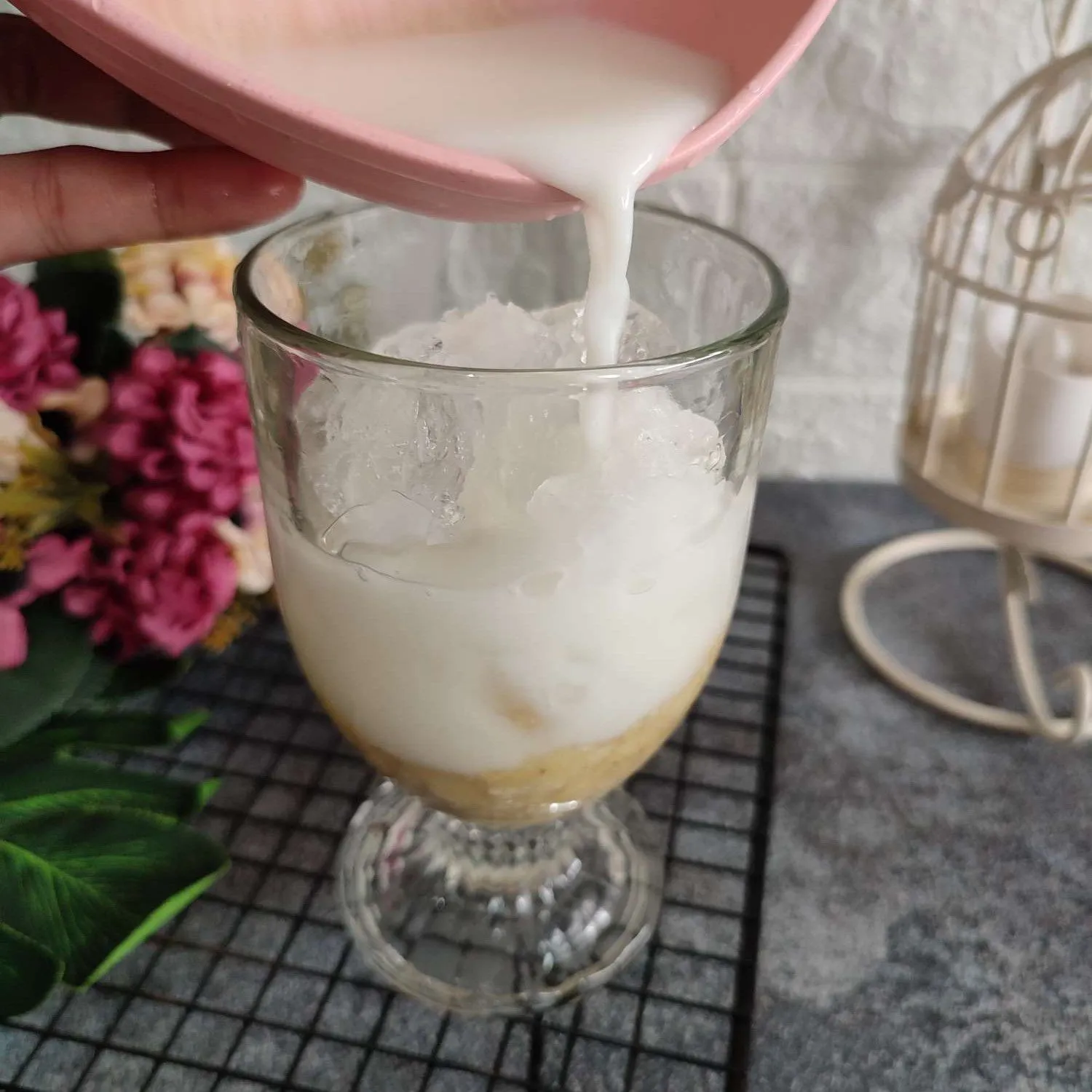 Step 5 Korean Banana Milk Ice